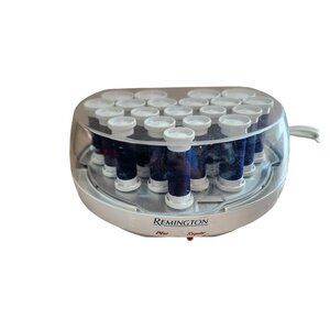 Remington Hot Rollers Curlers Model H5-102 Pageant White Blue Flocked Wax Core m